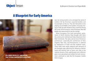 A Blueprint for Early America — Object Lesson: July/August 2023