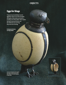 The Writing Of...Ostrich Eggs in Dress Up (Magazine Antiques Nov/Dec 2024)