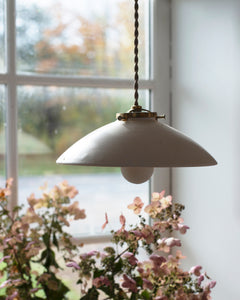 A simple porcelain pendant that speaks volumes. Hand-thrown dome form. Each light is handmade to order from semi-translucent porcelain. kitchen, design, decor, bedroom, dining room, luxury, simple, classic design