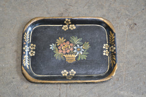 Antique Painted Mail or Vanity Tray
