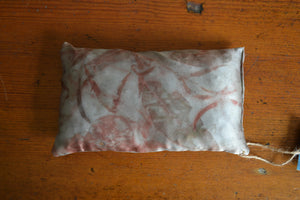 Eco-Printed Silk Eye Pillow III