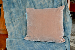 Wool and Velvet Naturally Dyed Pillow – Square