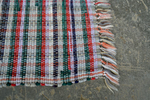 Vintage Woven Runner Rag Rug