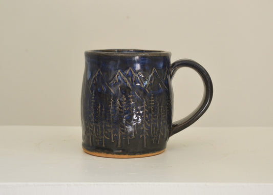 Mug, 16oz - Mountain (Blue)