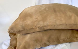 Hand-dyed Silk Pillowcase (Walnut)
