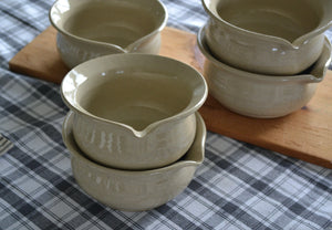 Mini Stoneware Cottage Mixing Bowls