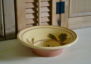Firehouse Pottery Co. is a ceramics practice by Jessica Weinberg focused on functional homewares inspired by traditional American stoneware and pottery. The pieces are designed to be used and loved. Made in Jess' home studio in Athens, NY and exclusively available through Quittner. Slip Decorated Dish.