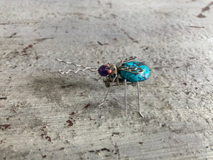 Sterling Bug Pin by John Kirslis (S15)